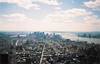 view of Manhattan from the top of the Empire State Bldg