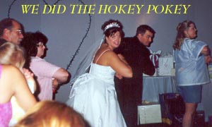 Trista & Jeff doing the hokey pokey 