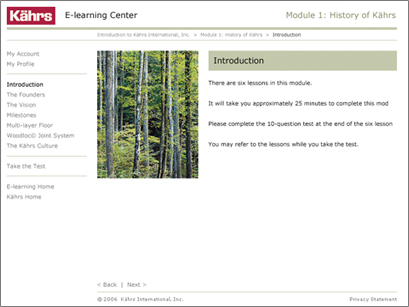 Kahrs E-learning Center