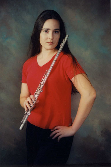 Anna with flute