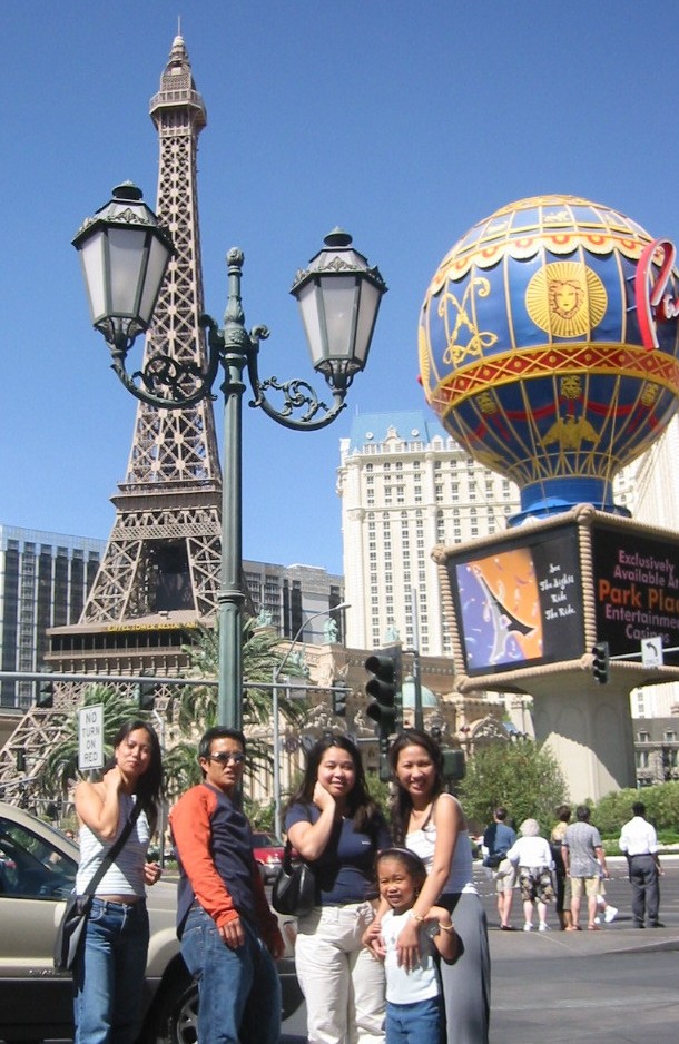 The Strip daytime and nighttime