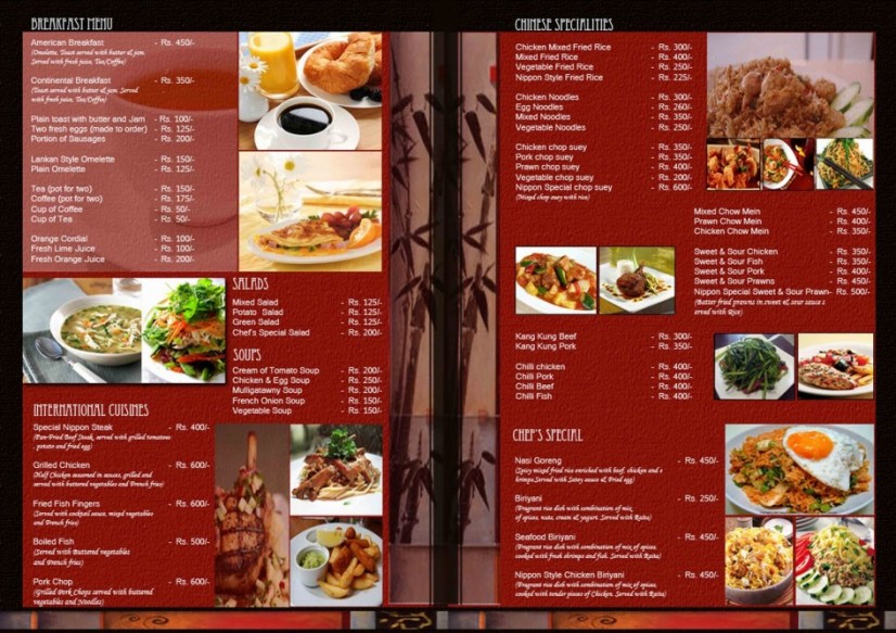 TOWN Menu