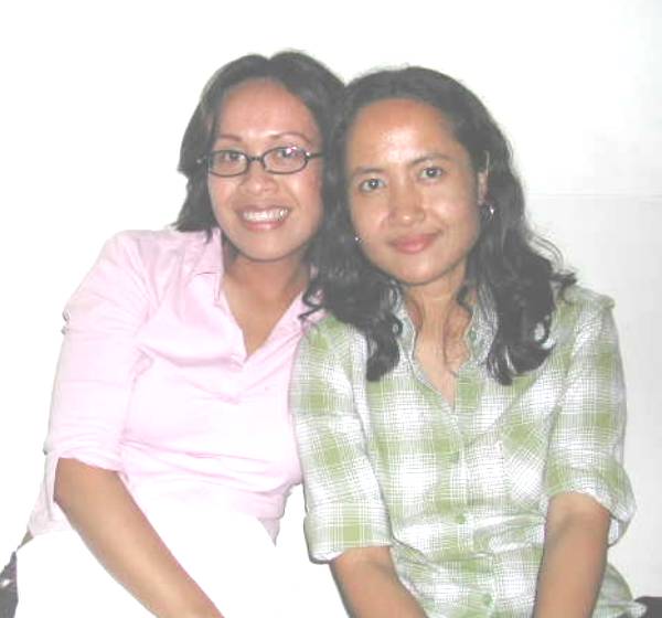 Cynthia Tobing with Bunga Jeruk