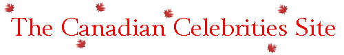 Main title for The Canadian Celebrities Site