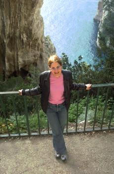 Jen in Capri