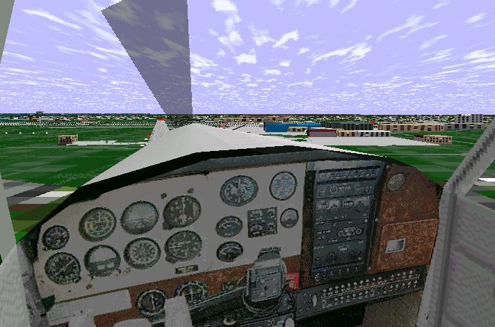 Landing at Sydney's Runway 25 in the Beech Bonanza V35b