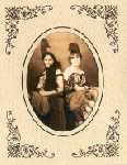 I love those old time photos.  This is Becky and I.