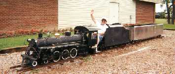 Here goes dad on some more trains...