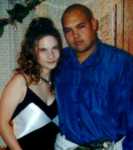 Rob and I all dressed up for Homecoming in 1996