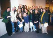 I was in the Fall 1996 Art Satellite class at the Milwaukee Art Museum. This is my class! Im the one in the hippy pants :o) This is opening night of the Art Satellite exhibtion.