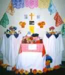 This ofrenda was set up at the United Community Center in November 1998. I got to set this one up on my own.
