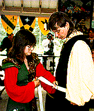 Walt's knighting ceremony. I'm the short one in the dress.