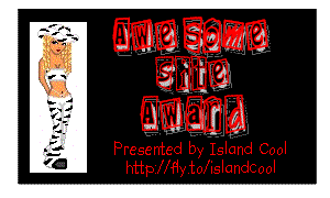 Another Awesome Site Award, this time from Ashley at Island Cool.
