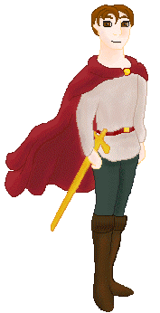 As soon as Cahderic's eyes alight on your companion he smiles.
