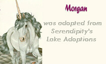 Morgan the unicorn.