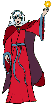 The Red Mage, a very irritable sorcerer.