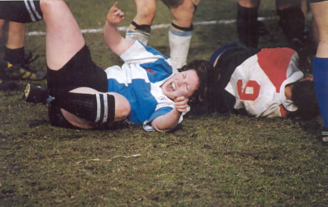 I'm in the blue & white jersery | Victoria BC | February 2001