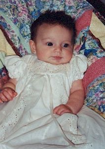 Madison (3 months) - just before her baptism!