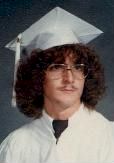 Stephen's high school graduation picture - long-lost twin of Weird Al Yankovich?!