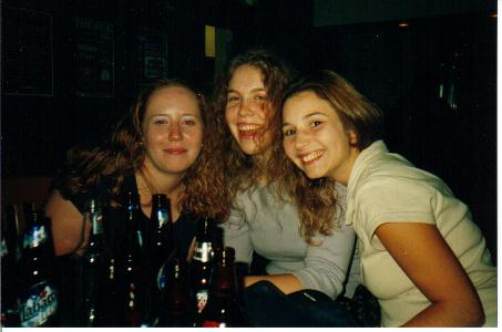 me: the birthday girl, with sarah and jennifer at the breezeway