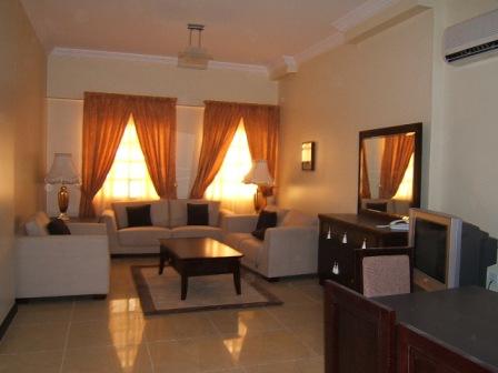 the living and dining area