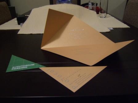 the invitation and inserts