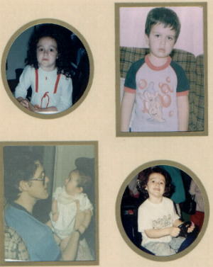 Kathy:4/ Oscar:4/Rich & Vicky: 4/84/Kathy at Chuck E. Cheese