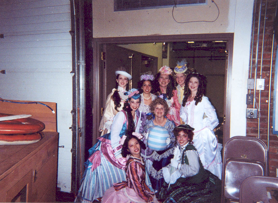 Maj. Gen. Stanley's Daughters backstage -- Pirates of Penzance