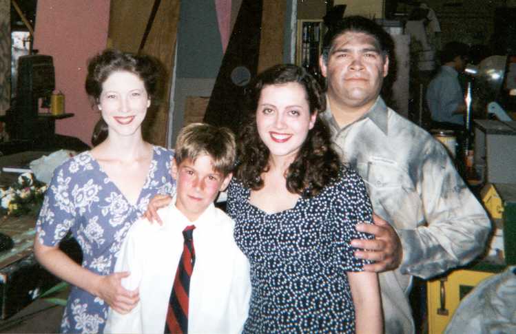 The Maurrant Family backstage -- Street Scene