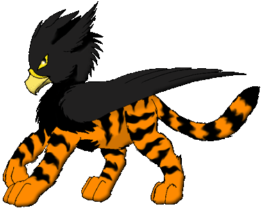 Blackfang, a fearce male, pake leader and father to the two young. He wont think twice of attacking anyone that he doesn't know.