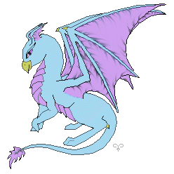 Here she is. Griffy is littleone's daughter. she's part griphon as you can see and just as sweet as her mum.