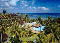 Pool and Tuban Beach from reception - �Katika Plaza Beach Hotel. GIF image 204x145 pixels Decoded size(bytes):27653, opening to JPEG image 409x290 decoded (bytes):26101