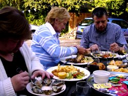 mum, wendy & dad - seafood platters