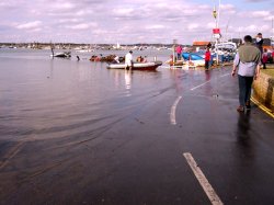 High tide on the Island