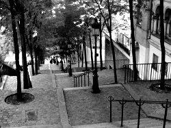 the steps of Monmartre