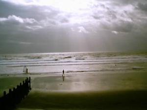 The beach in February!