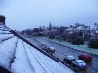 snow to the left