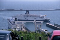 Ferry just arriving