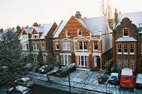Snow in the street