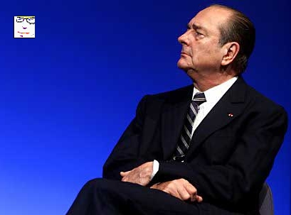 Jaques Chirac studies JAF's proposal about NATO.