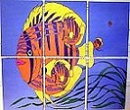 Make these paintings at Saturday mornings at the Atlanta Union Mission for John Feight's Foundation for Hospital Art.