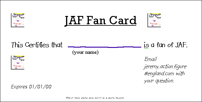 Cut out this card, and keep it handy for special action.