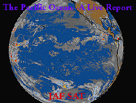 The Pacific Ocean, Earth. Look outside with JAFSAT.