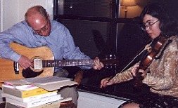 Jean-Clod et Georgette: The Phonebook Duo in concert. Download the JAF Procrastinator� browser to hear them, as soon as we get around to developing it.