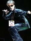 Prince does a funky dance, and his Artist's Rendering of the Jeremy Action Figure Medallion holds on like it's still 1999.
