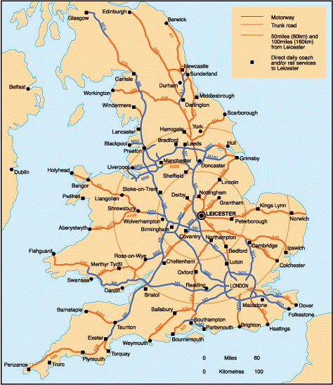Motorway Network and Map of the UK