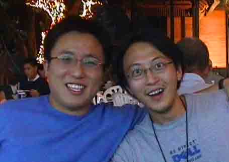 i travel 2000 miles to chiangmai and who do i find? mingliang pigging out on seafood with his wife