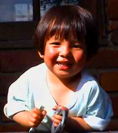 cute karen kid with chubby cheeks
