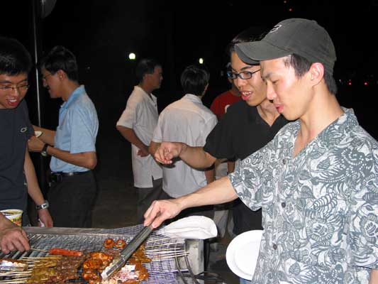 As with all BBQ. There are the cooks, the people who just give instructions and yes, of course .... the thieves.