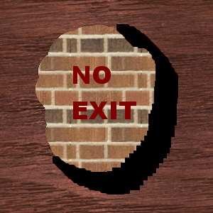 No Exit Brick Wall